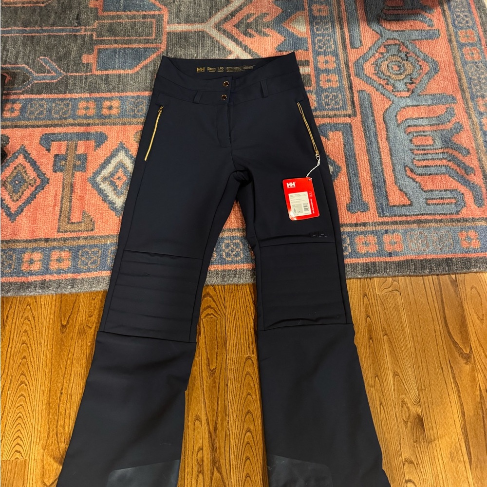 Ski Pants with Gold Accents (navy)